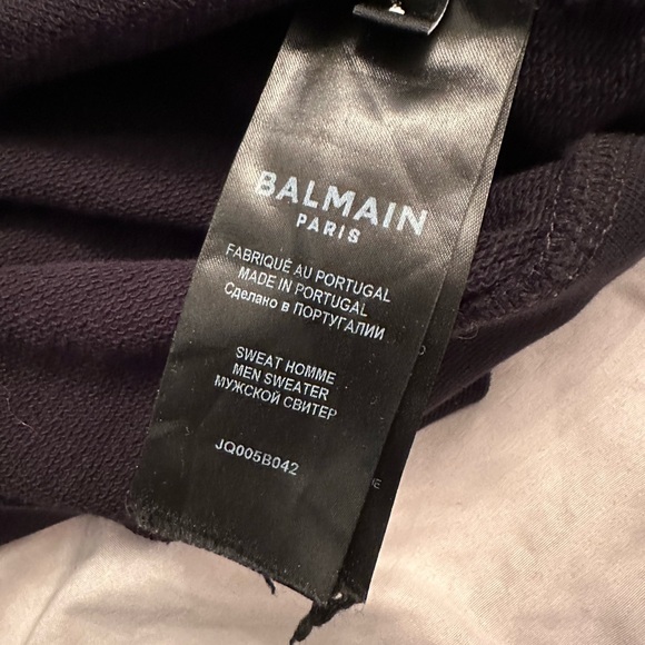 Balmain Paris Black Sweater - Great Quality / Barely Worn - Picture 3 of 5